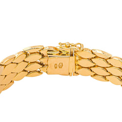 Bracelet Maille en or jaune et or blanc - Castafiore