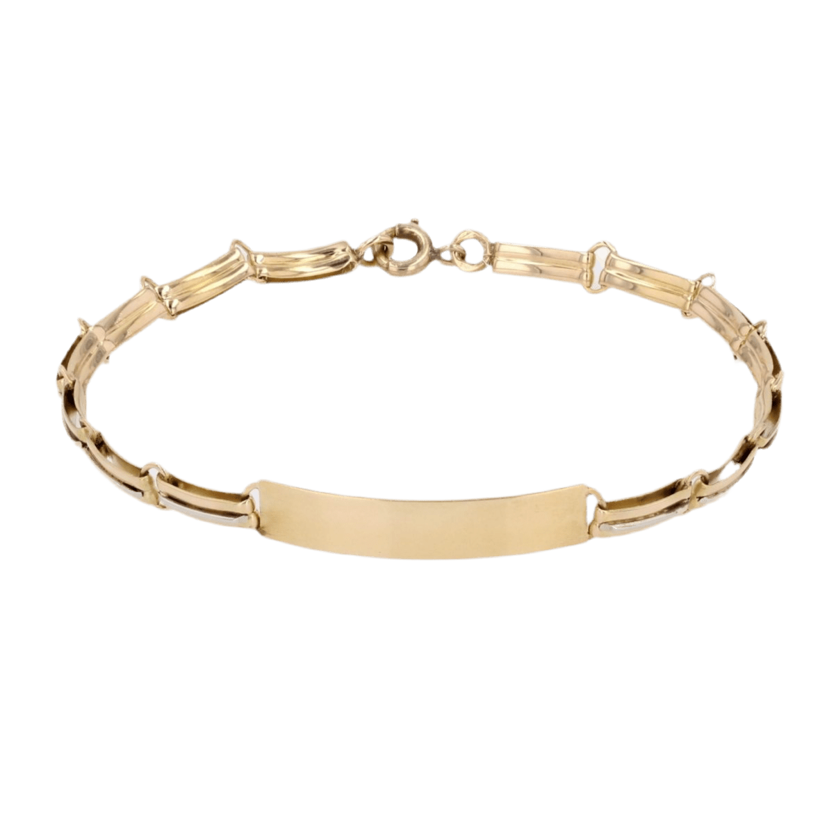 Bracelet Maille en or jaune et or blanc - Castafiore