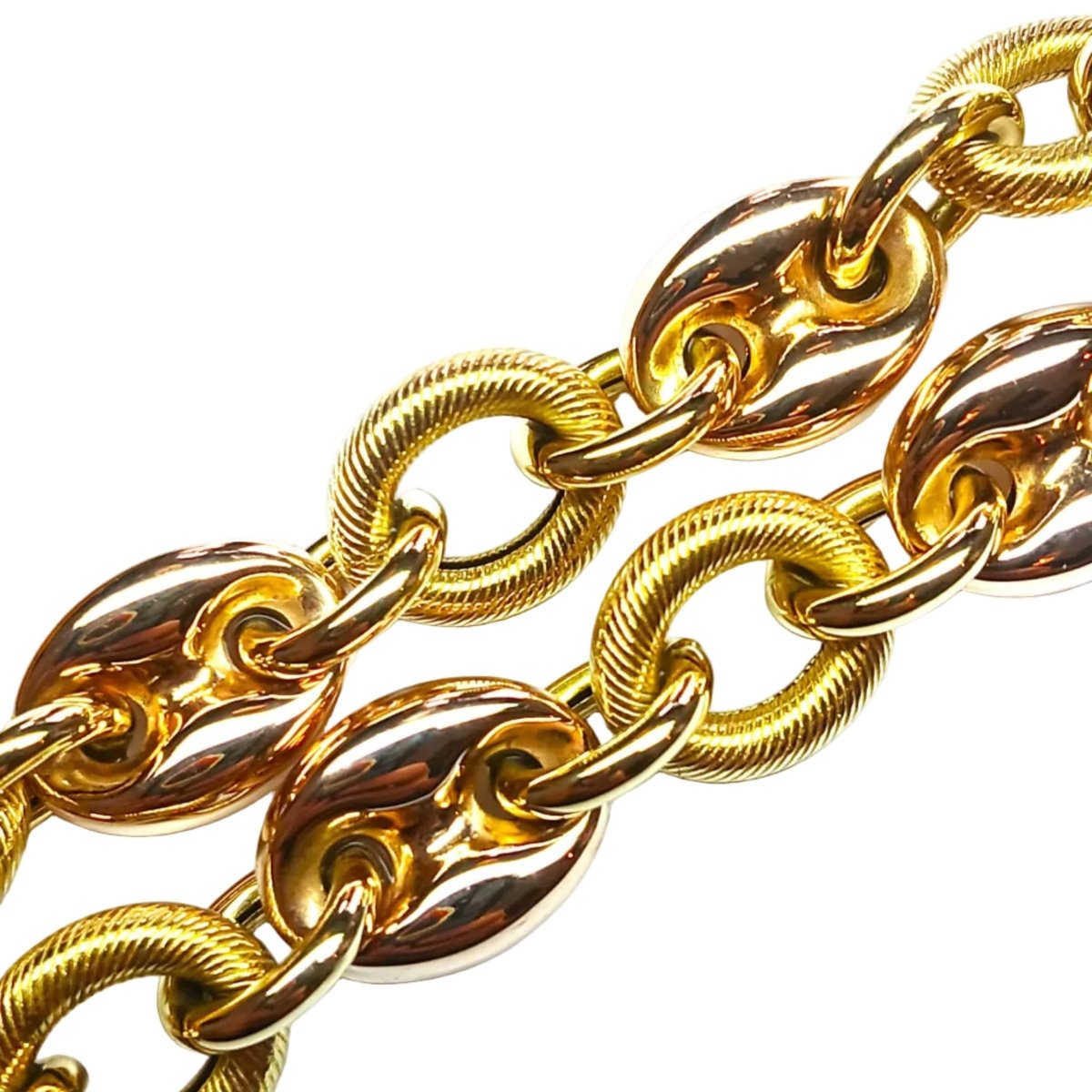 Bracelet Maille en or jaune et or rose - Castafiore