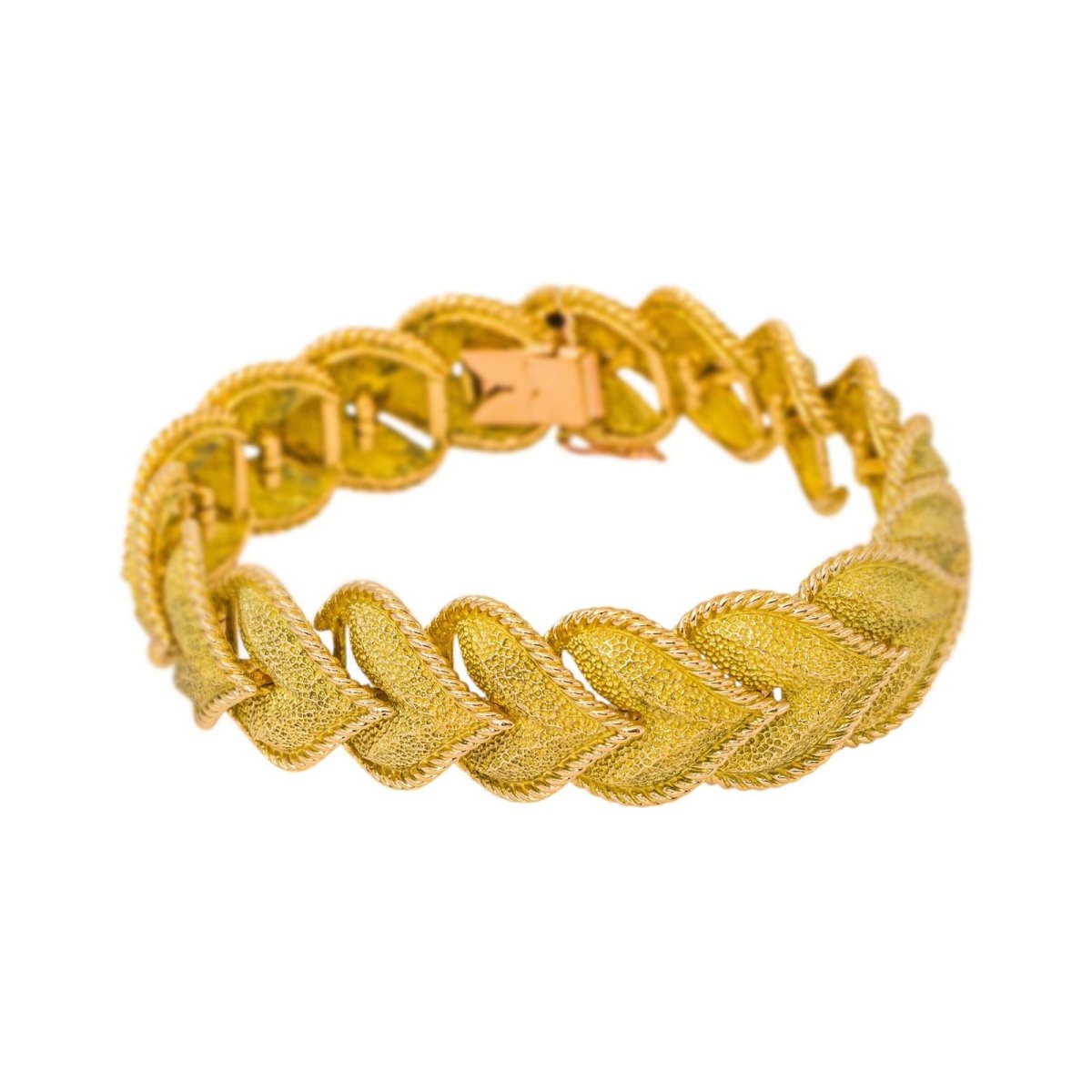 Bracelet Maille en or jaune et or rose - Castafiore