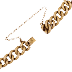 Bracelet Maille en or jaune, opale et diamants - Castafiore