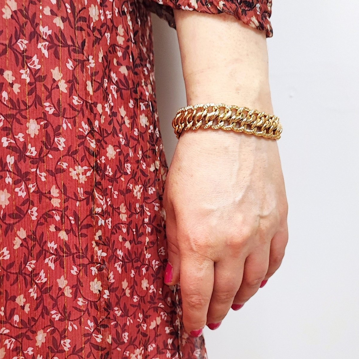Bracelet Maille en or rose - Castafiore