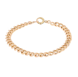 Bracelet curb chain stitch rose gold