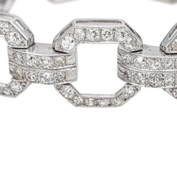 Bracelet Maille en platine et diamants - Castafiore