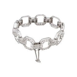 Bracelet Maille en platine et diamants - Castafiore