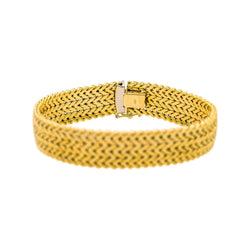 Bracelet Maille épi Or jaune - Castafiore