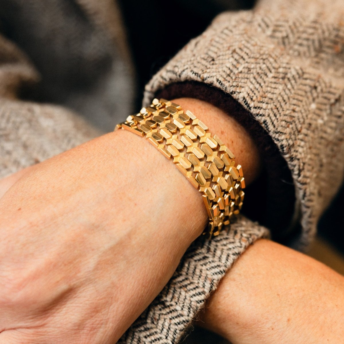 Bracelet Maille FABBRICA OREFICIERA BIFFI en or jaune - Castafiore