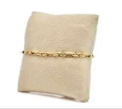 Bracelet maille Figaro en or jaune - Castafiore