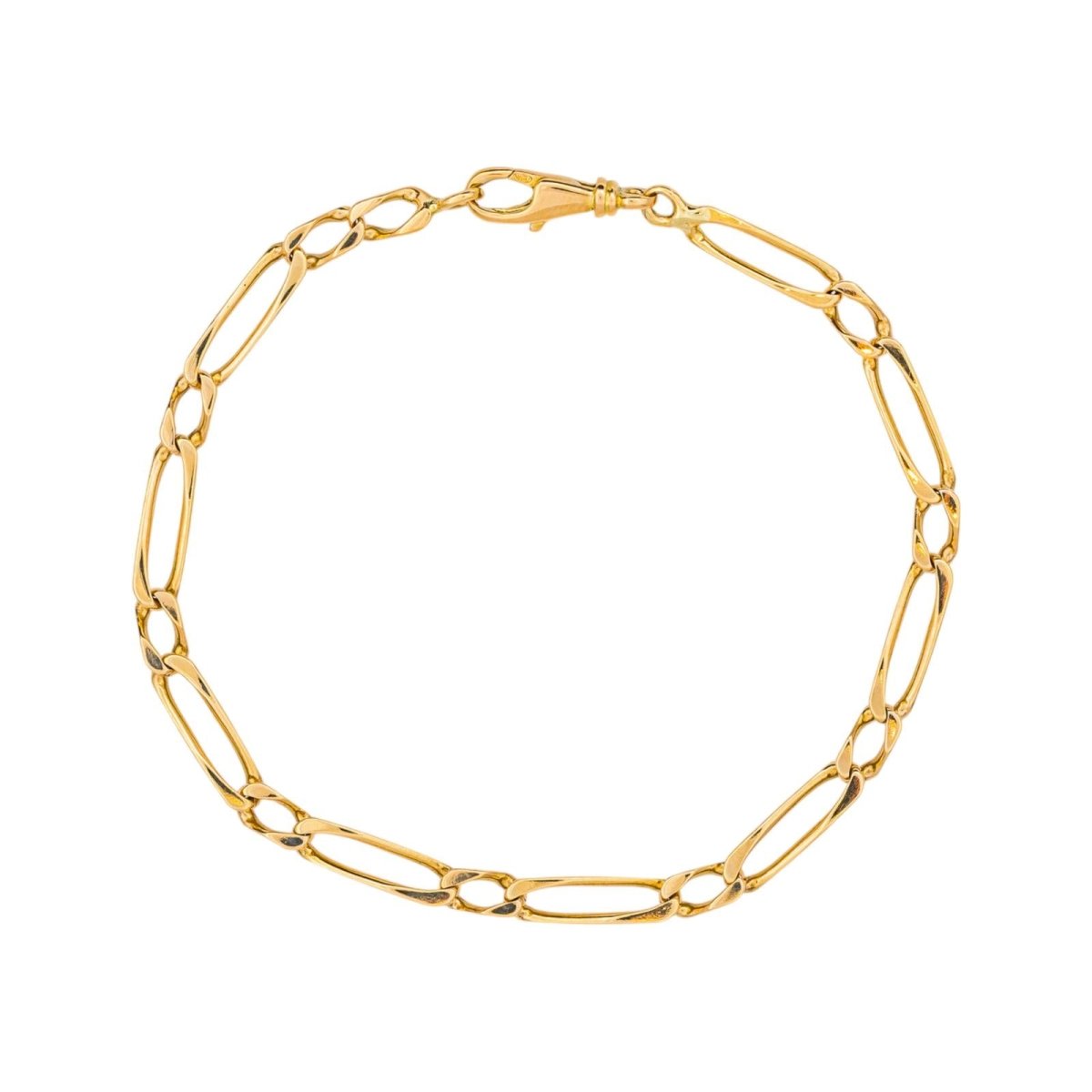 Bracelet Maille figaro Or jaune - Castafiore