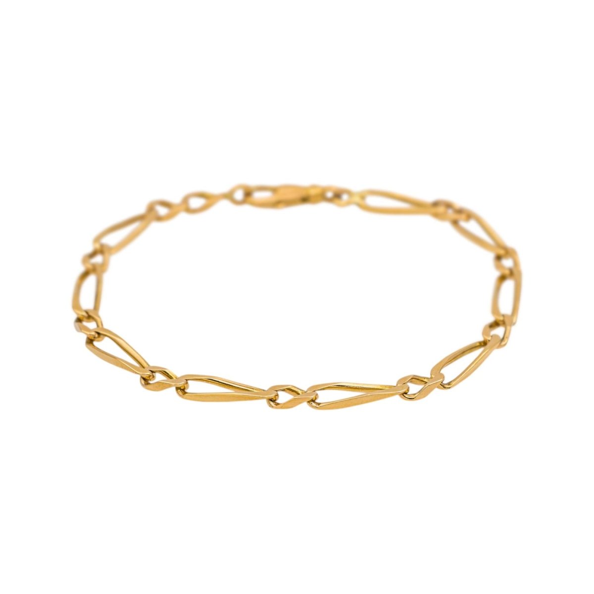 Bracelet Maille figaro Or jaune - Castafiore