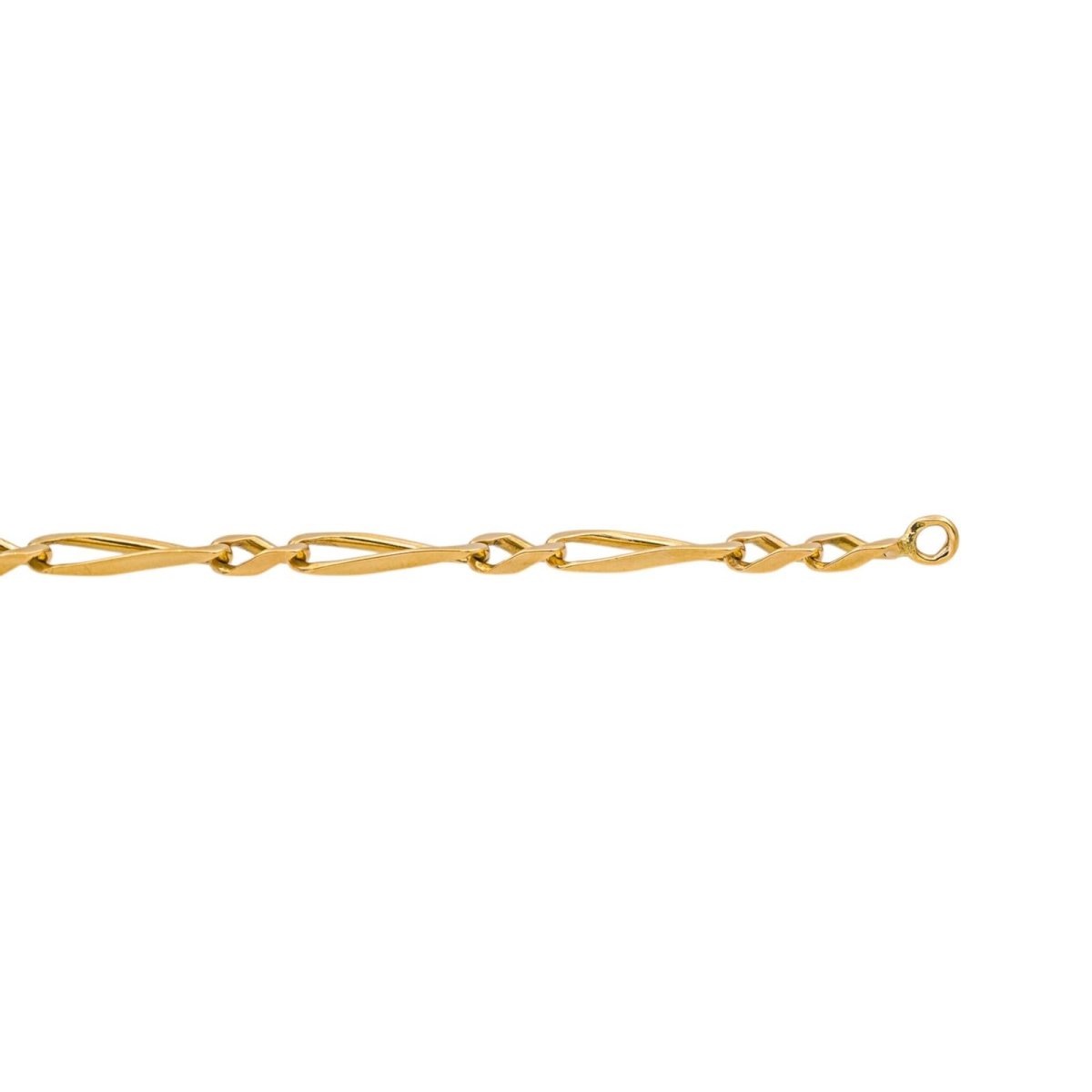 Bracelet Maille figaro Or jaune - Castafiore