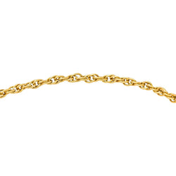Bracelet Maille forçat double torsadée Or jaune - Castafiore