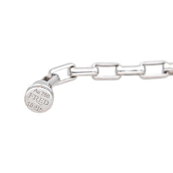 Bracelet Maille FRED "Force 10" en or blanc et diamants - Castafiore