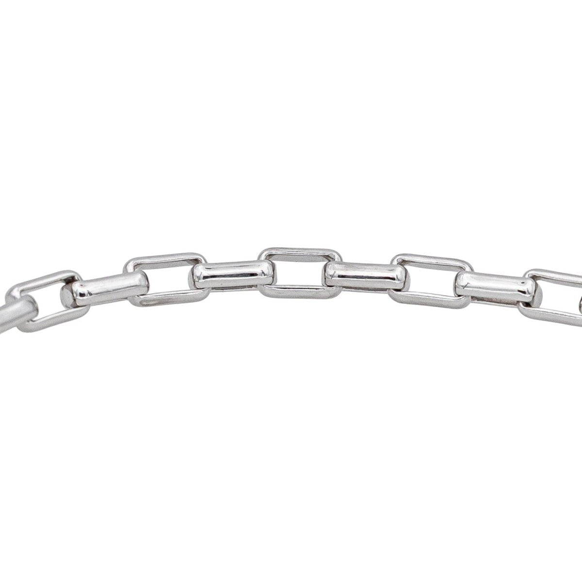 Bracelet Maille FRED "Force 10" en or blanc et diamants - Castafiore