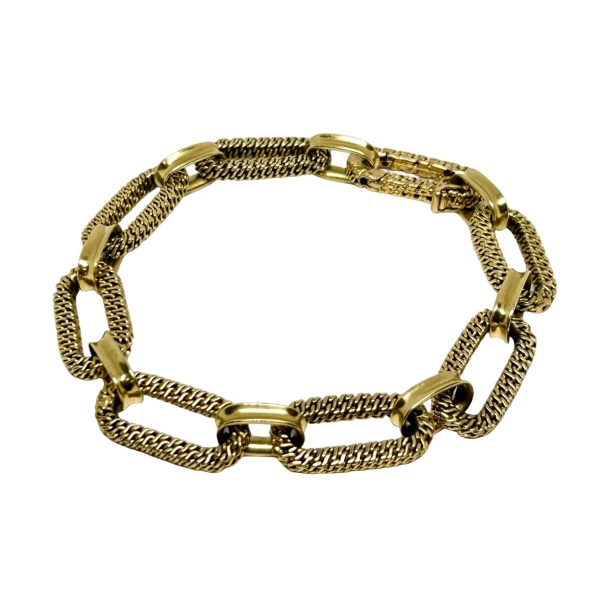 Bracelet Maille GAY FRÈRES en or jaune - Castafiore