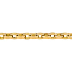 Gay Frères Bracelet Forçat mesh double square thread Yellow gold diamond