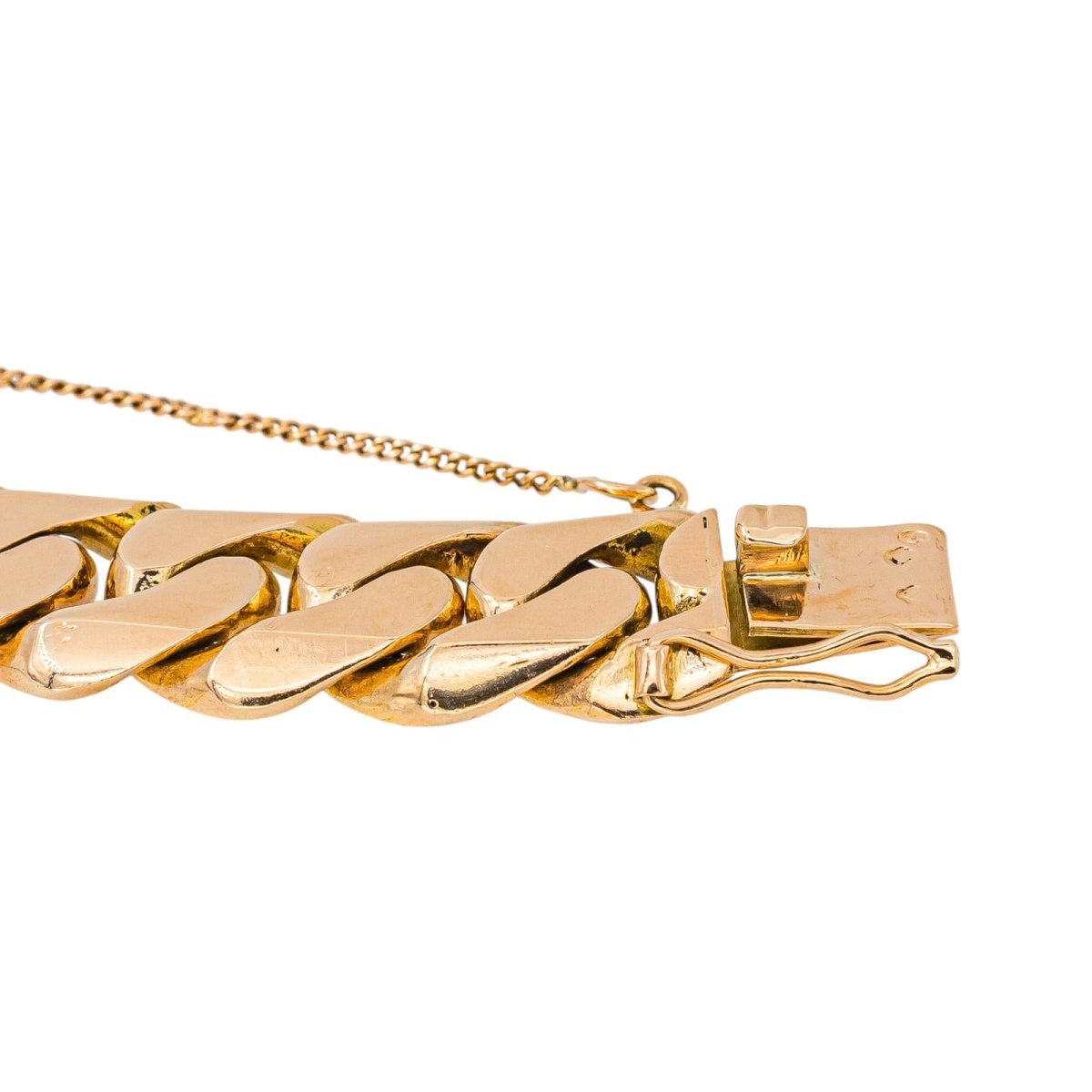 Bracelet Maille Gourmette Or rose - Castafiore