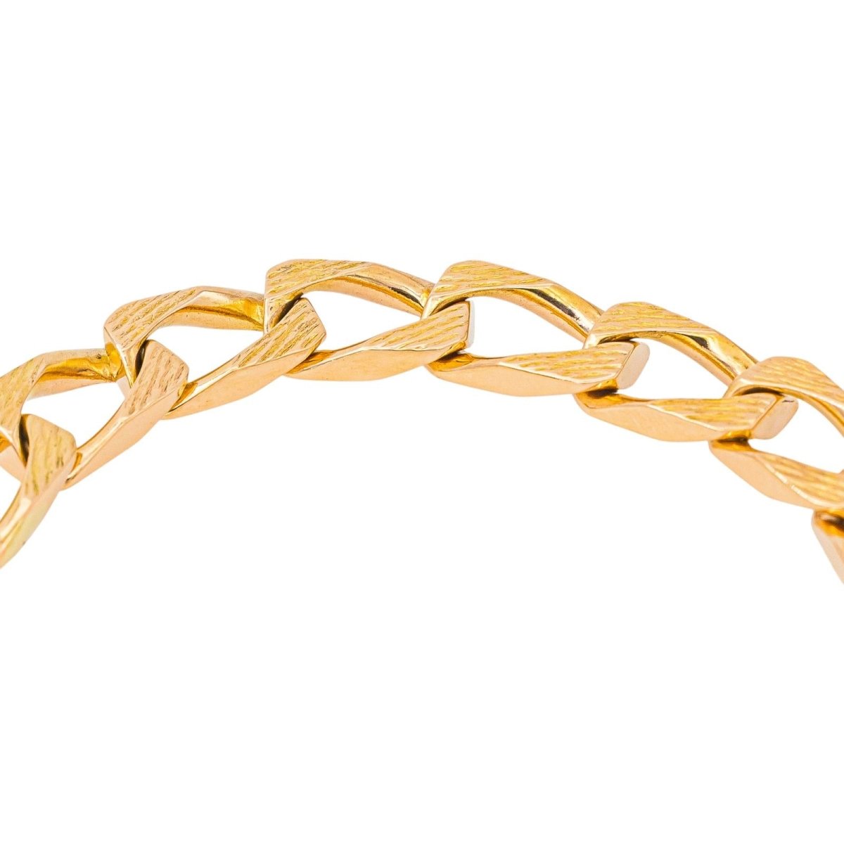 Bracelet Maille gourmette Or rose - Castafiore