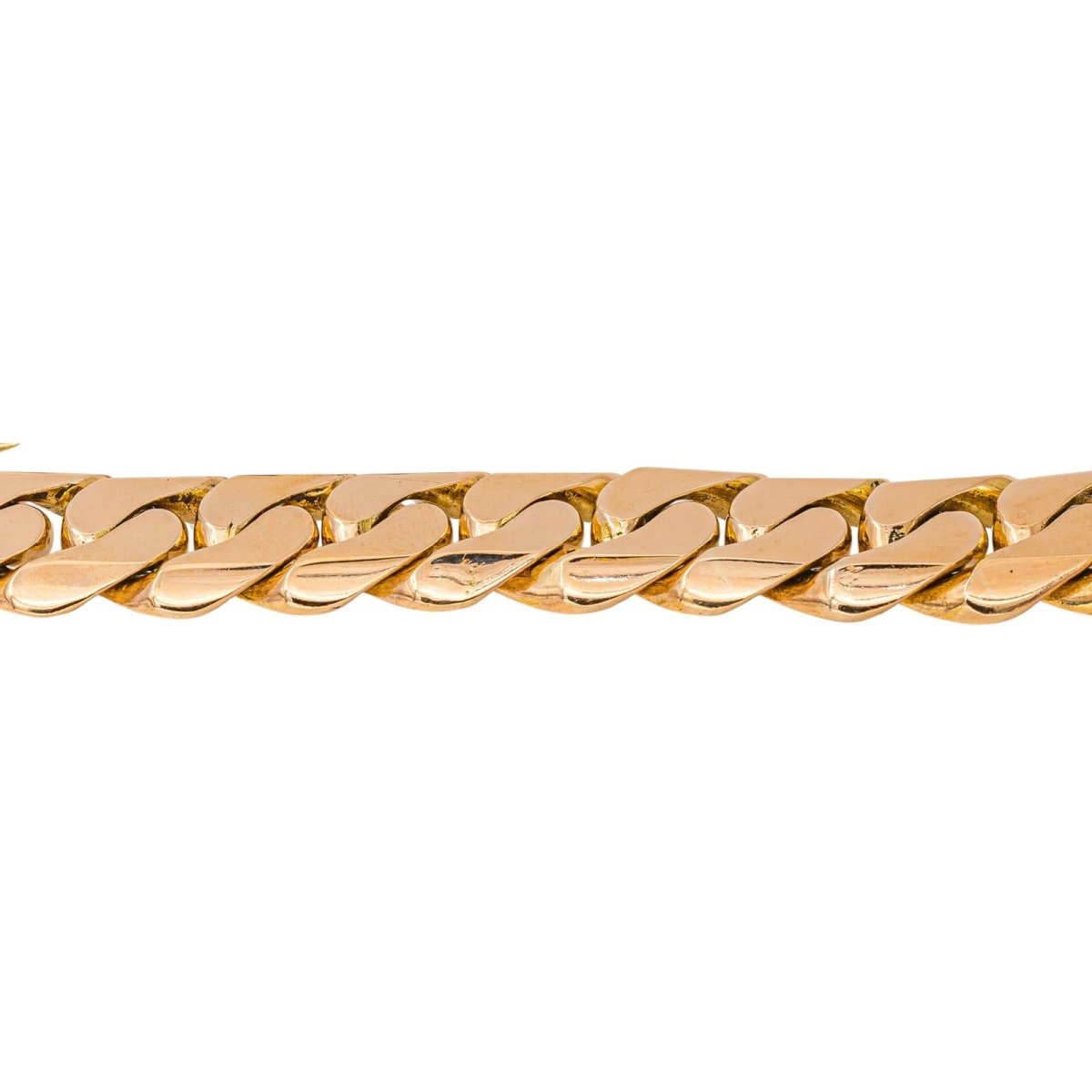 Bracelet Maille Gourmette Or rose - Castafiore