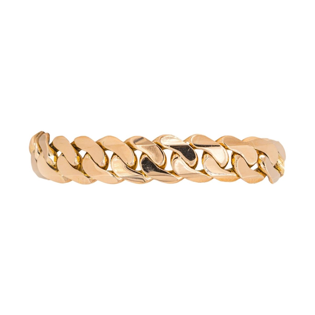 Bracelet Maille Gourmette Or rose - Castafiore