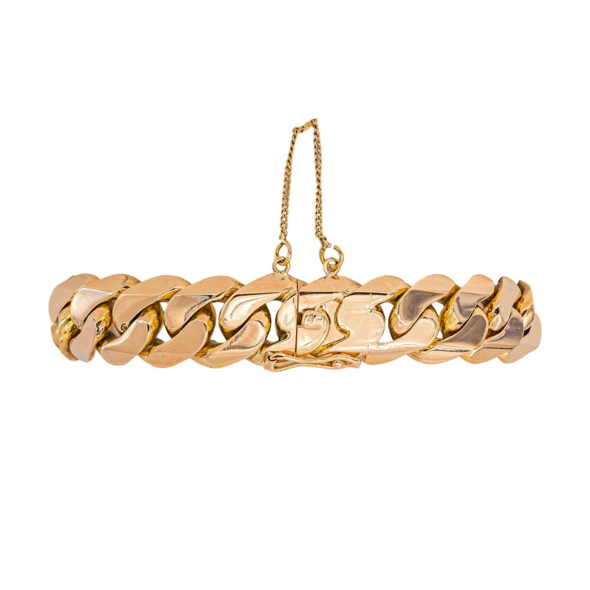 Bracelet Maille Gourmette Or rose - Castafiore