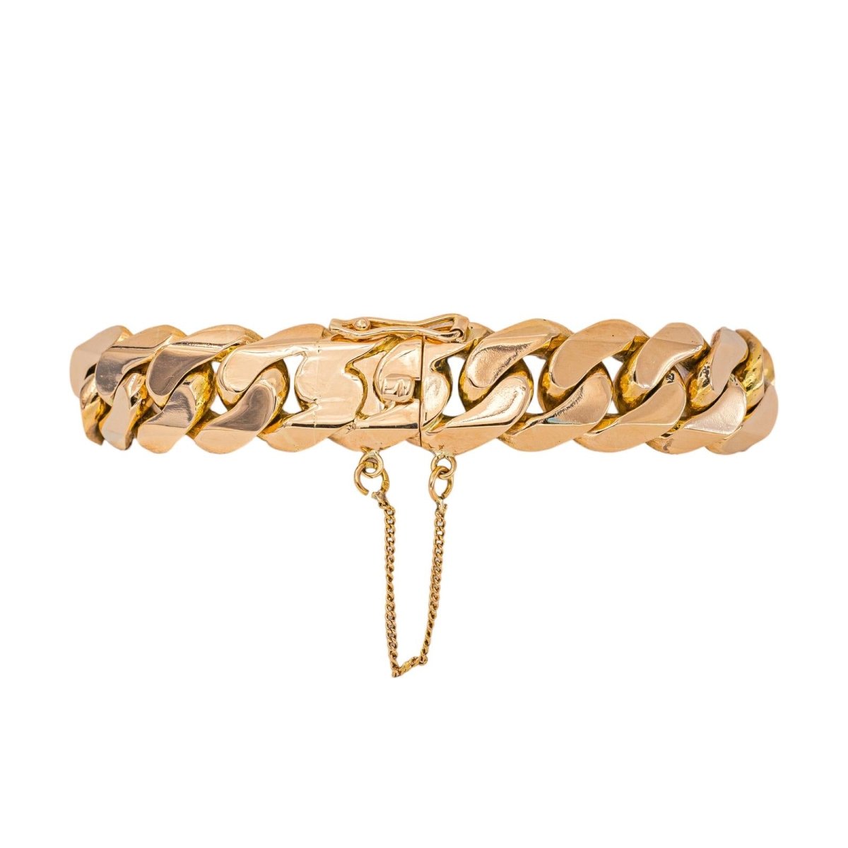 Bracelet Maille Gourmette Or rose - Castafiore