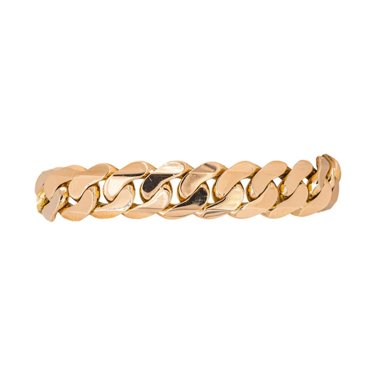 Bracelet Maille Gourmette Or rose - Castafiore