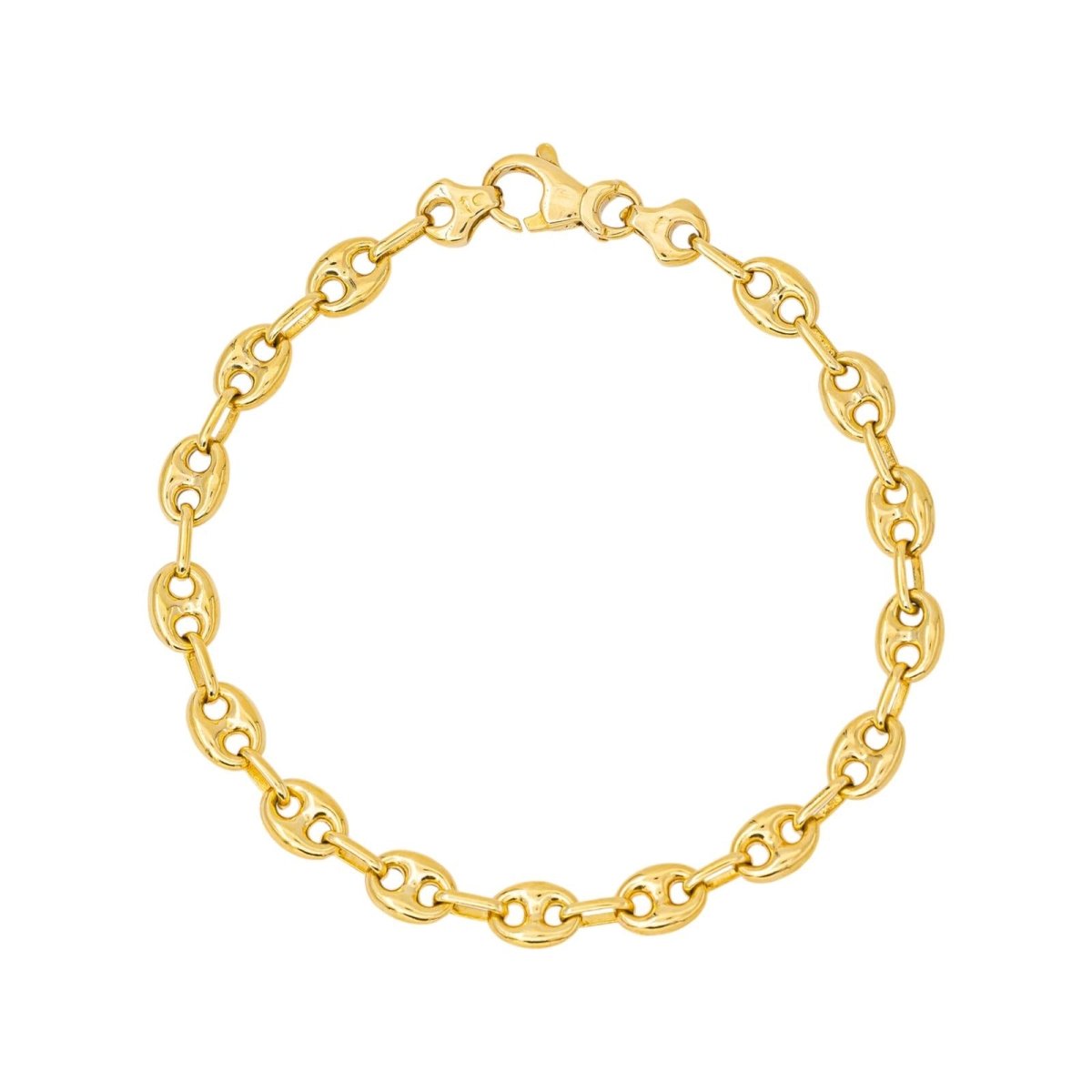 Bracelet Maille grain de café Or jaune - Castafiore