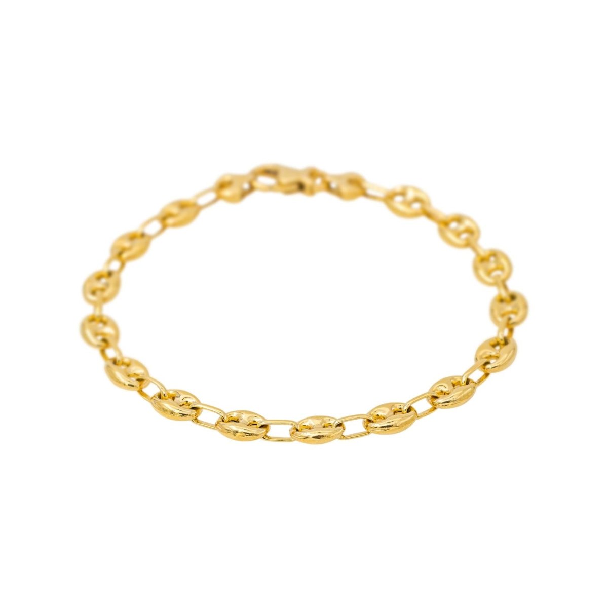 Bracelet Maille grain de café Or jaune - Castafiore