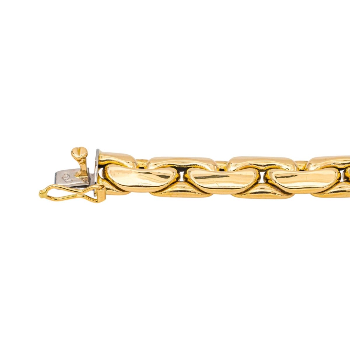 Bracelet Maille haricot Or jaune - Castafiore