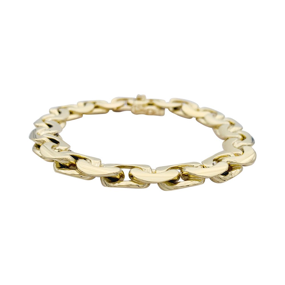 Bracelet maille "Haricot", or jaune - Castafiore