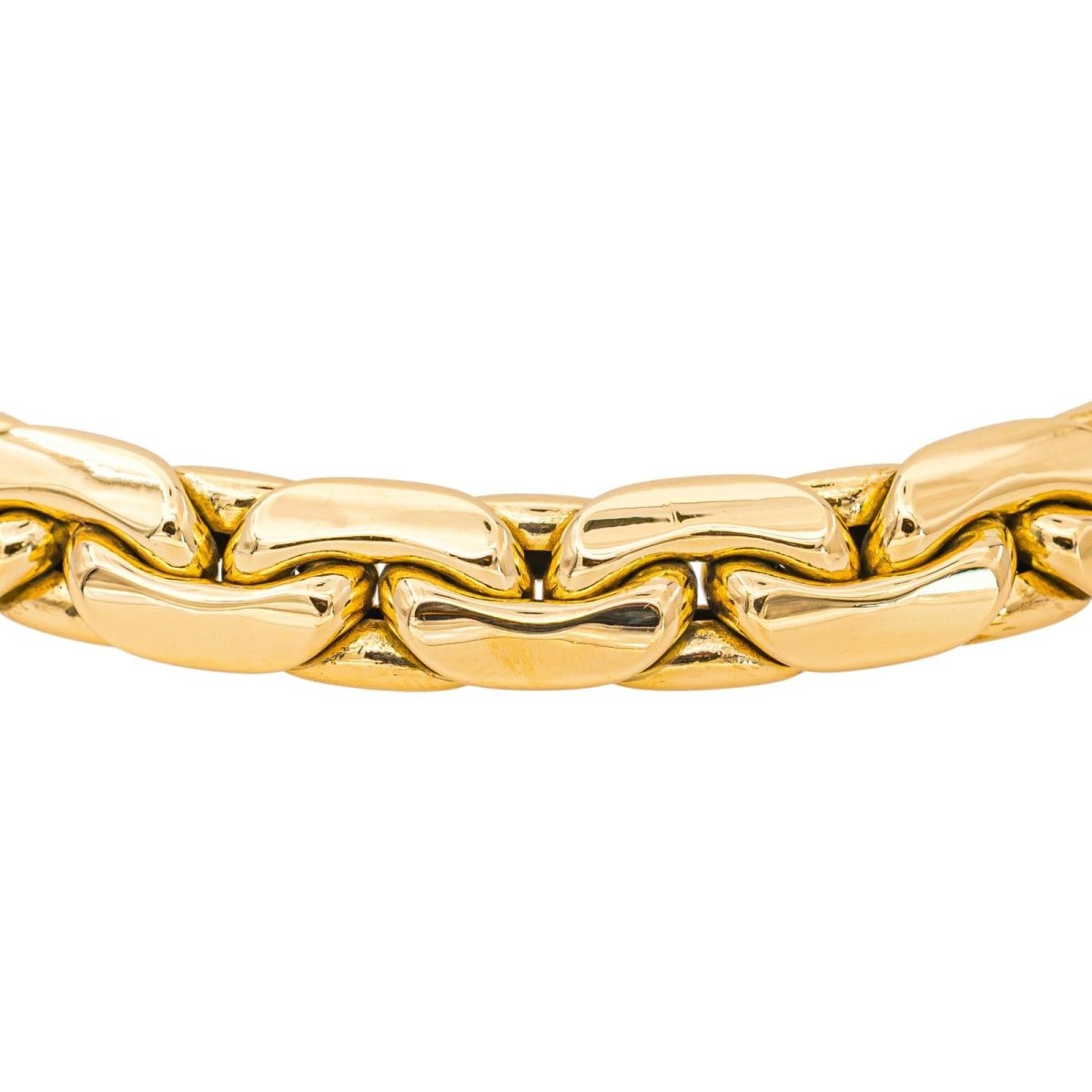 Bracelet Maille haricot Or jaune - Castafiore