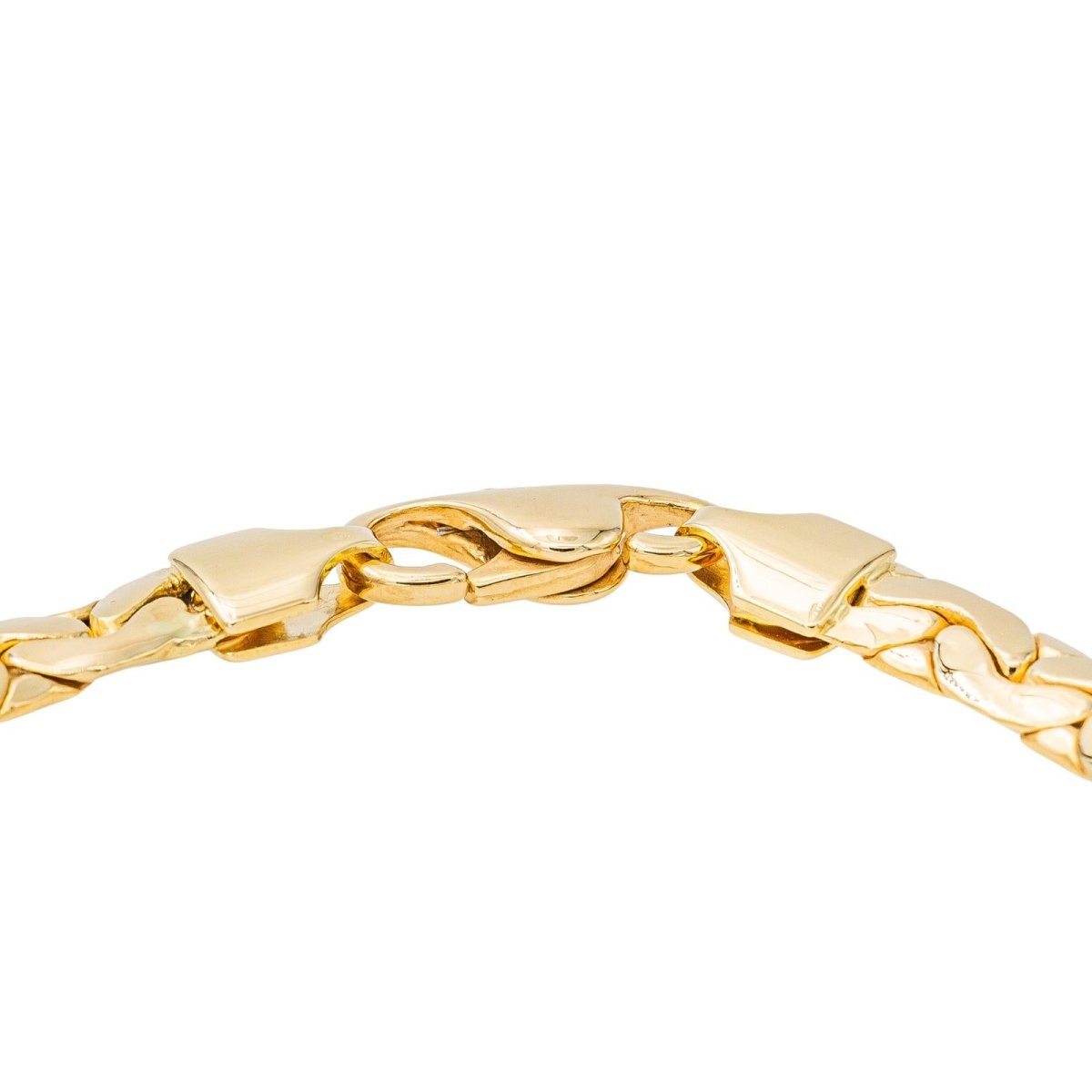 Bracelet Maille haricot Or jaune - Castafiore