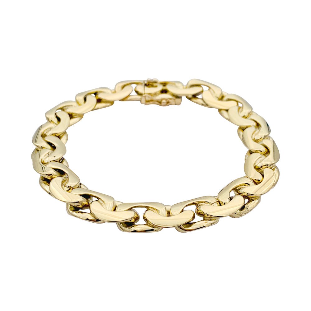 Bracelet maille "Haricot", or jaune - Castafiore