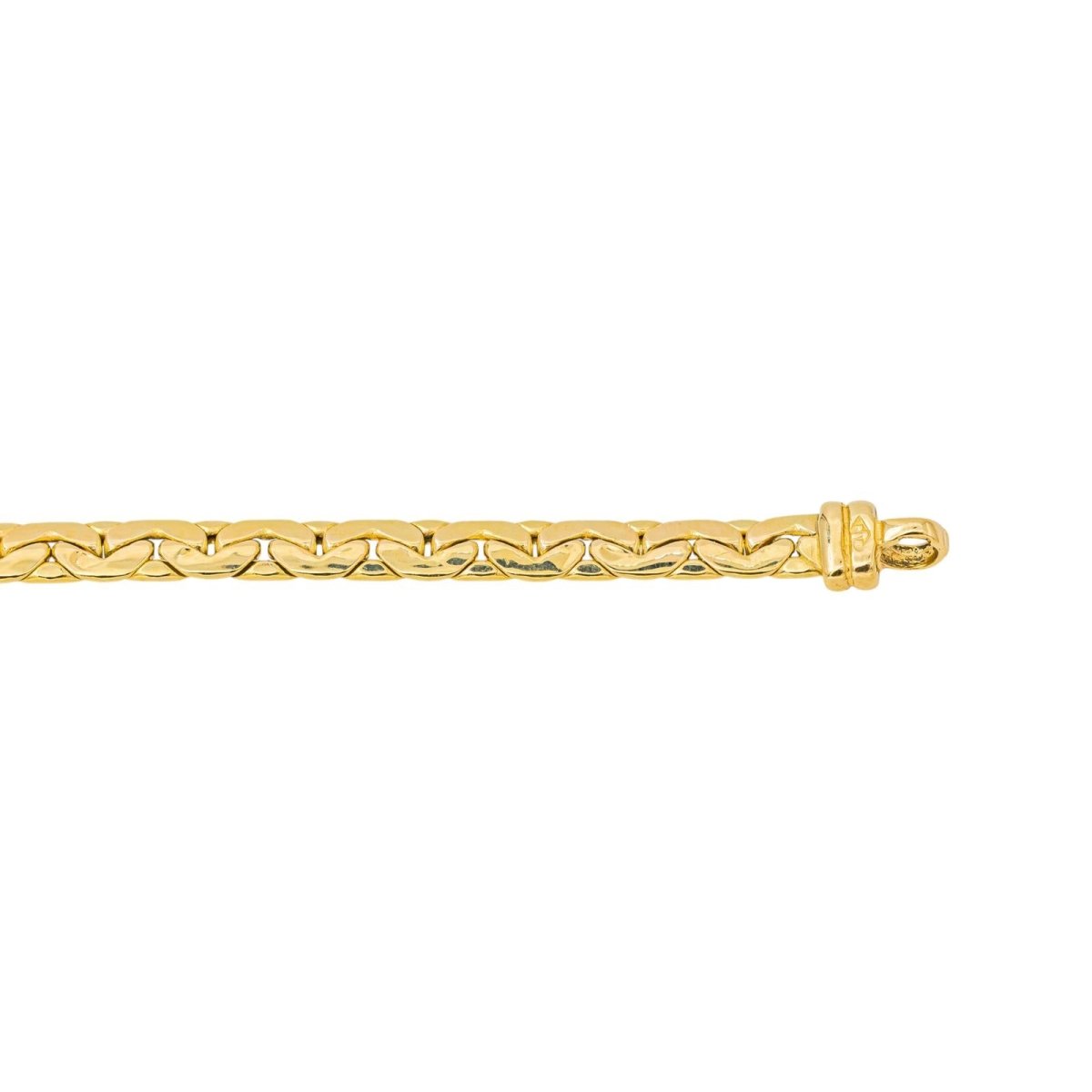 Bracelet Maille haricot Or jaune - Castafiore