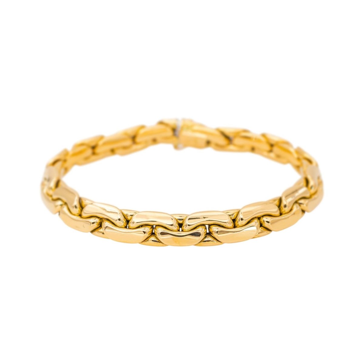 Bracelet Maille haricot Or jaune - Castafiore