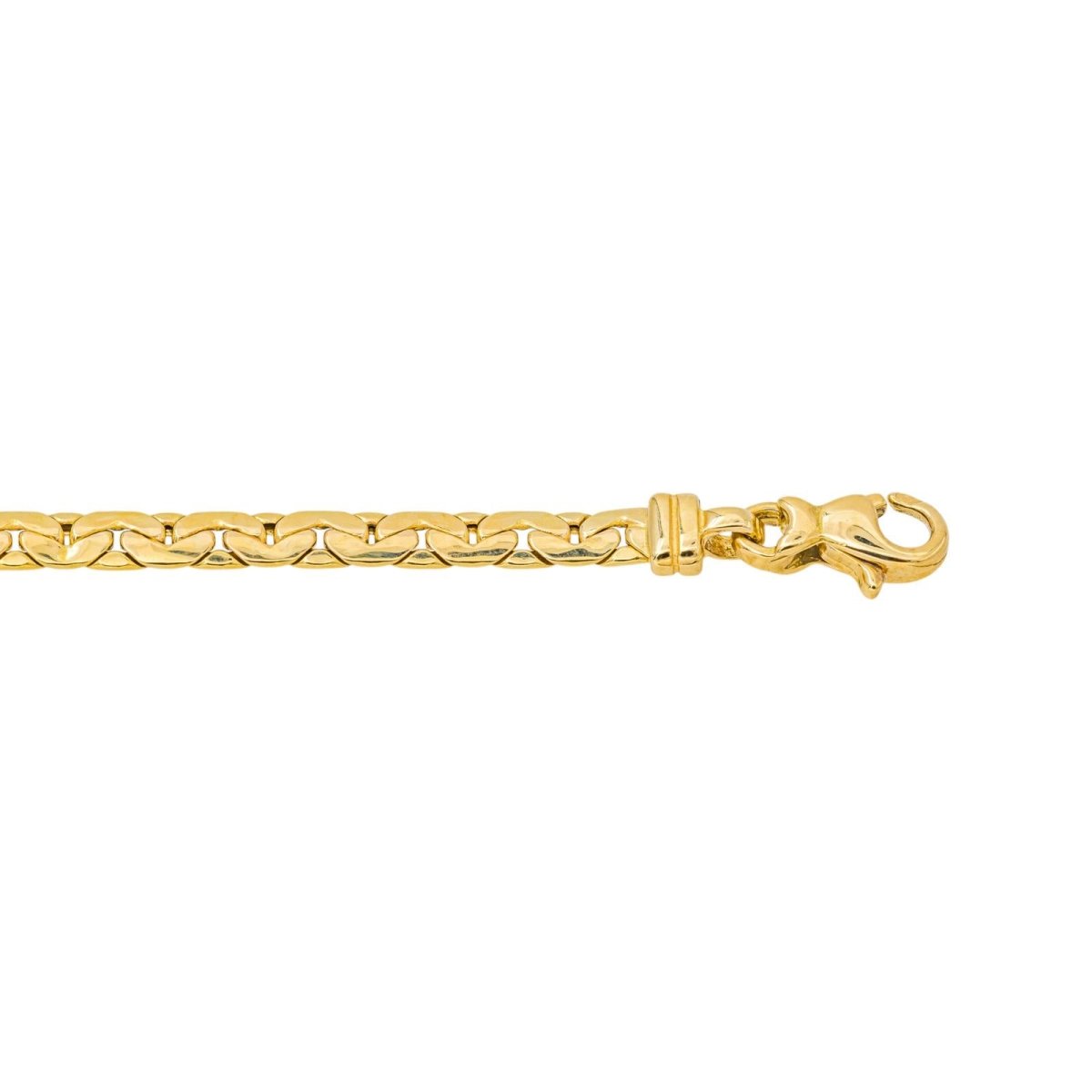 Bracelet Maille haricot Or jaune - Castafiore