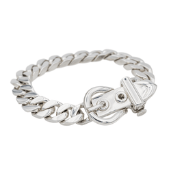 Bracelet Maille HERMÈS "Ceinture" en argent - Castafiore