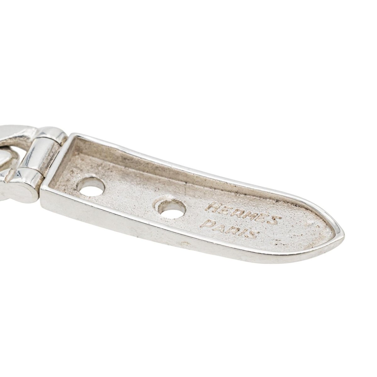 Bracelet Maille HERMÈS "Ceinture" en argent - Castafiore