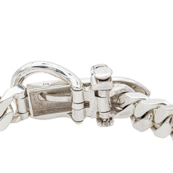 Bracelet Maille HERMÈS "Ceinture" en argent - Castafiore