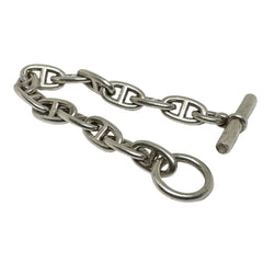 Bracelet Maille HERMÈS "Chaîne d'ancre" en argent - Castafiore