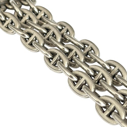 Bracelet Maille HERMÈS "Chaîne d'ancre" en argent - Castafiore
