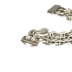 Bracelet Maille HERMÈS "Chaîne d'ancre" en argent - Castafiore