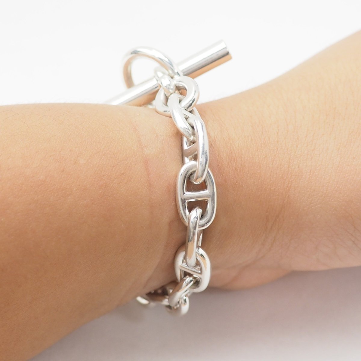 Bracelet Maille HERMÈS en argent - Castafiore