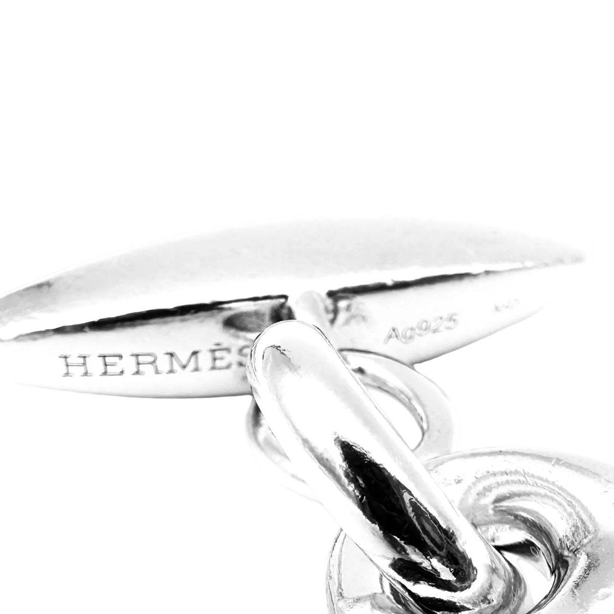 Bracelet Maille HERMÈS "Neptune" GM en argent - Castafiore