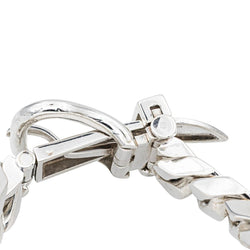 Bracelet Maille HERMÈS "Sellier" en argent - Castafiore