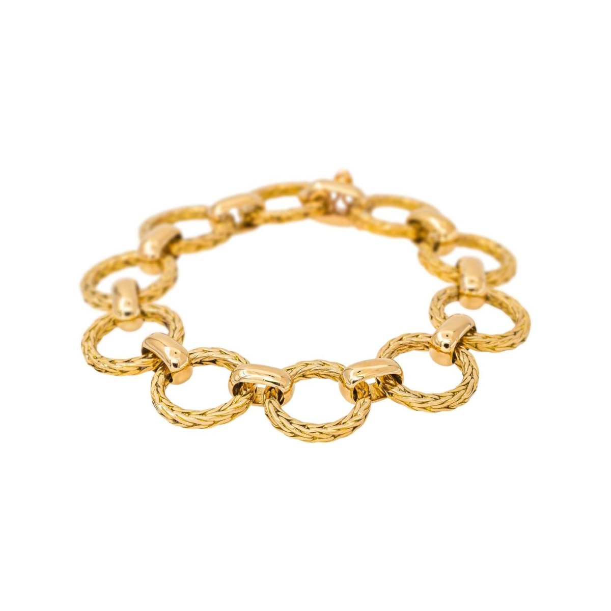 Bracelet Maille jaseron Or jaune - Castafiore