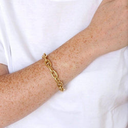 Bracelet maille marine en or jaune - Castafiore