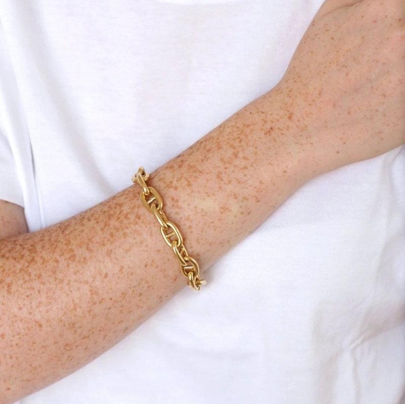 Bracelet maille marine en or jaune - Castafiore