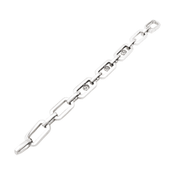Bracelet Maille MESSIKA "Pavé So Move" en or blanc et diamants - Castafiore